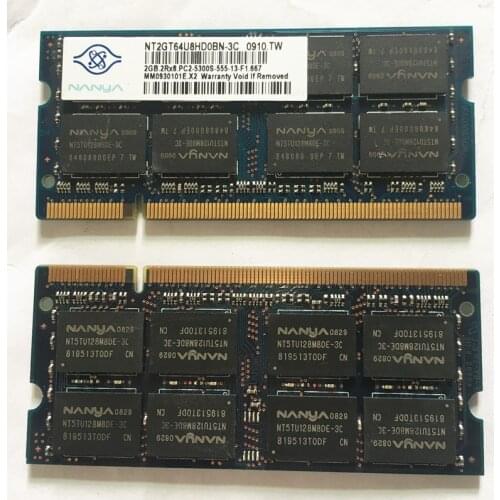 Nanya ddr2 rams 2gb 667MHz PC2-5300S ddr2 667 2gb laptop memory