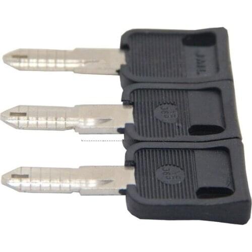 Original Engraved Line Key for 2 in 1 LiShi NE72 forPeugeot 206/207/C2/07 teeth blank car key locksmith tools supplies (10pcs)