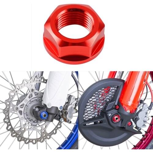 M16XP1.5 Front Axle Nut Bolt For Honda CRF250R CRF450R 2004-2020 2019 2018 CRF1000L CRF450L CRF450X CRF250X CRF450RX CRF250RX