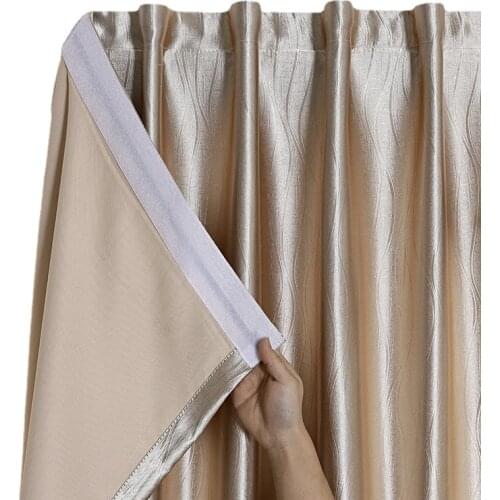 Velcro full shading cloth installation without holes new bedroom simple installation self-adhesive blackout curtains