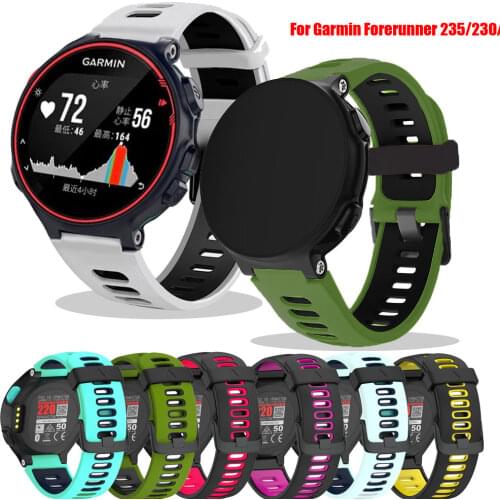 For Garmin Forerunner 235 WatchBand Silicone Strap Bracelet For Garmin Forerunner 220/230/620/630/735XT GPS Accessories Fashion