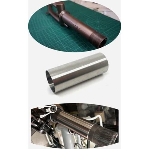 Folding bicycle titanium head tube aging broken burst repair titanium alloy bushing for brompton titanium protective sleeve