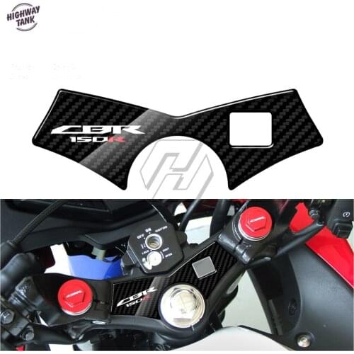 3D Carbon-look Upper Triple Yoke Defender Case for Honda CBR125R CBR150R 2010-2017