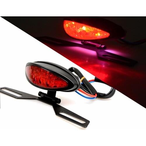 Universal Motorcycle Tail Light Red LED Rear Lamp Turn Brake Light Turn Signals FOR HONDA CB400 VTEC400 CB-1 VTR250 MSX125 CB500