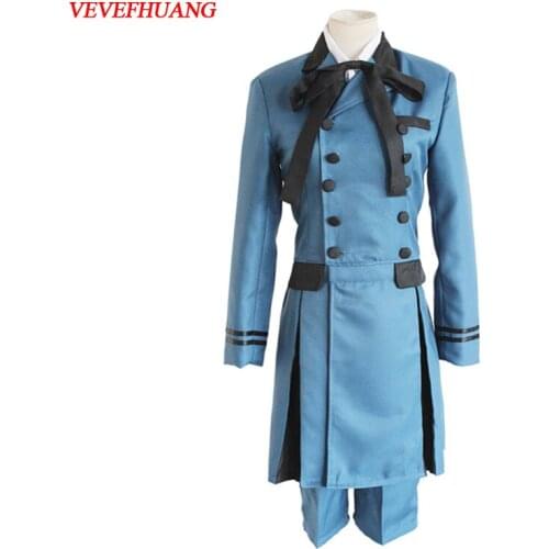 VEVEFHUANG Black Butler kuroshitsuji Ciel Phantomhive Cosplay Costume emboitement Sebasti Kuroshitsuji Aristocrat Costume