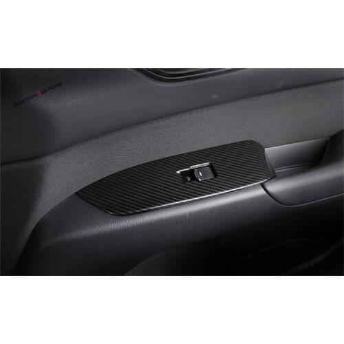 Yimaautotrims Inside Door Handle Panel Surround Window Lift Switch Cover Trim Interior Fit For Mazda CX-5 CX5 2017 - 2020 / ABS