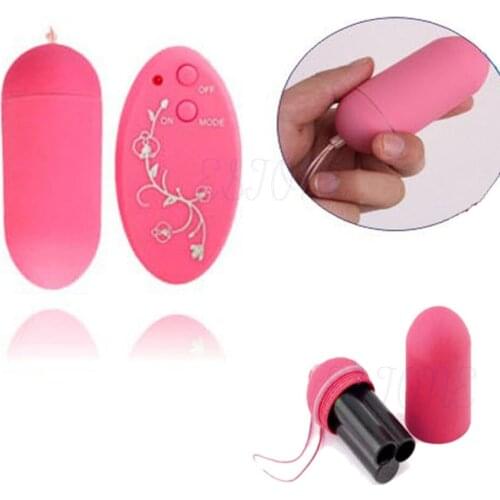 Waterproof 20 Frequency Remote Wireless Control Vibrating Vagina Balls Vibrato #E015C