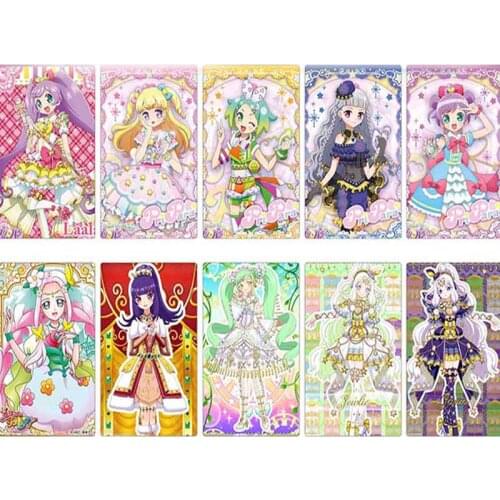 30PCS Idol Time Pripara Game Cards Iron Box Character Table Playing Toys For Family Children Gift