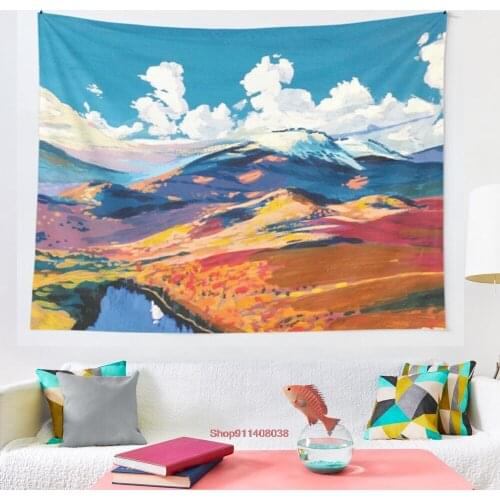 Adirondacks tapestry Art Wall Hanging Tapestries for Living Room Home Dorm Decor