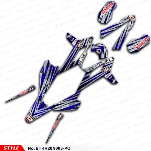 AFTERMARKET Motocross Stickers Off-Road Decals for Beta RR 125 250 300 350 390 430 480 2020 2021, Style No. BTRR20N003-PO