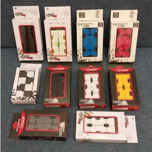 Antistress Infinite Cube Infinity Cubes Magic Cube Office Flip Cubic Puzzle Stress Cubo Reliever Autism Toys Relax for Adult Kid