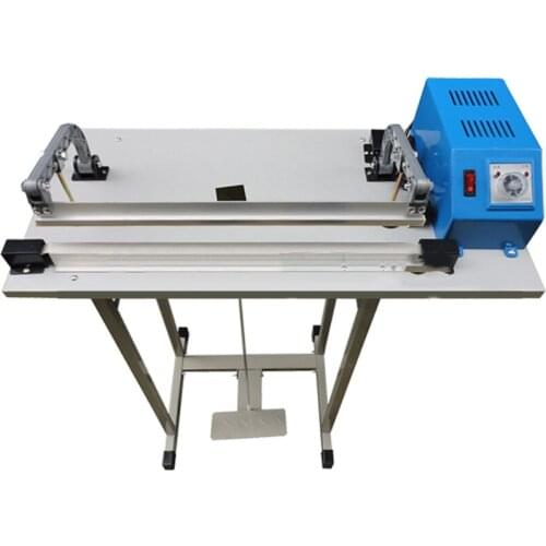 F-400 Foot Sealing Machine Shrink Film Cutting Machine Continuous Fast Sealing Machine Pass-through Sealing Machine
