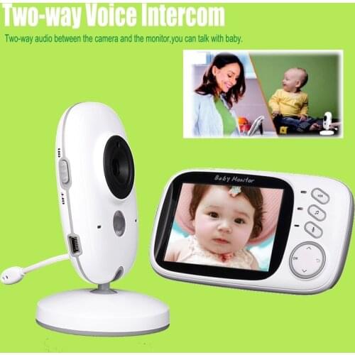 Automatic Camera Night Vision Two Way Voice Intercom Babysistter Surveillance Security Monitor with HD Display 2 Inch Screen