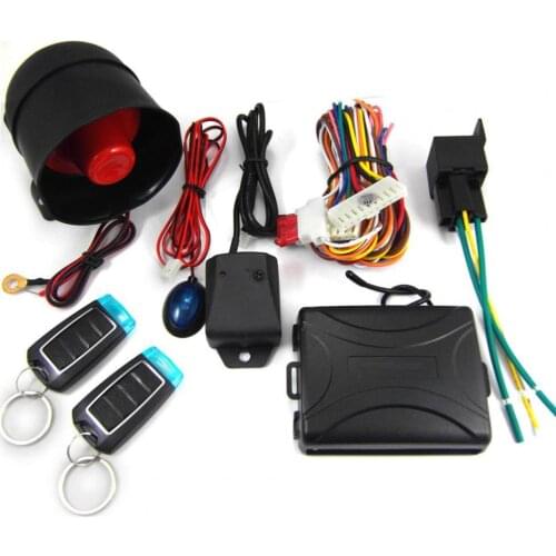 802-8217 Car Alarm System Emergency Warning Remote Code Learning Auto Accessorie Keyless Entry Security Alarm System for Vehicle