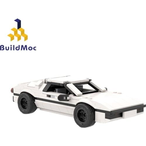 BuildMoc Technical Car City Racers Speed Champions Supercar Sports Car Model Building Blocks Bricks Toys For Children