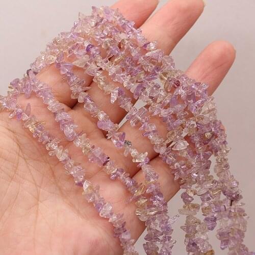 Natural stone Bead Irregular Shape Amethyst Crystal Gravel Exquisite Beaded For Jewelry Making DIY Bracelet Necklace Accessories