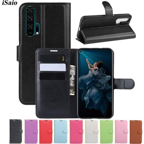 For Huawei Honor 20 Pro Wallet Case Flip Leather Cover for Huawei Honor 20 Pro Phone Standing Case TPU Shell with Card Holders