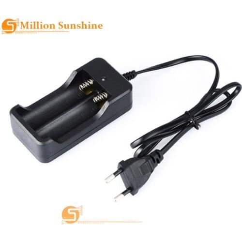 Dual Battery Charger 18650 Li-ion Vape Battery 4.2V Dual Slot Plug Charger