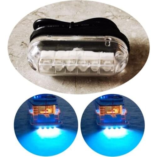 2Pcs 12V Running Lights For Boat Navigation Signal Lamp Red White Green Blue Underwater Lights Marine Ship Yacht Accessories