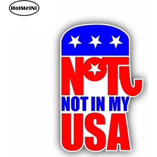 HotMeiNi 13cm x 8.9cm for Democratic Party Sign Car Stickers Vinyl JDM Bumper Trunk Truck Graphics Waterproof Anime Fine Decal