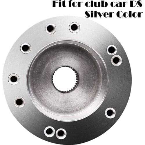 Club Car DS Golf Cart Steering Wheel Adapter Golf Steering Wheel Adapter for Club Car DS Golf Cart Silver