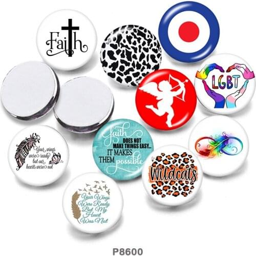 Pattern 12mm/18mm/20mm/25mm/30mm Round Glass Cabochon Flat Back Making Findings P8600