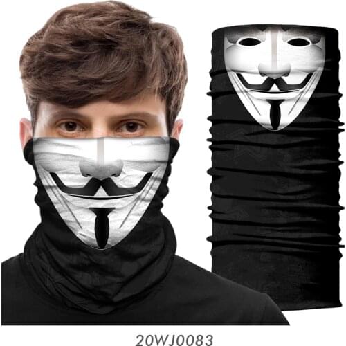 2021 NEW Army Camo Bandana Scarf Skull Balaclava Neck 3D Printing Buff Hunting Face Mask Women Men Riding Neck Guard Ski Mask
