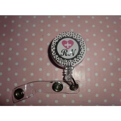 Multiple design RN NURSE Retractable id badge holder 12pcs/lot