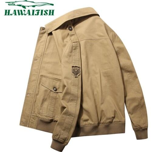 Mens Jacket 2021 New Tooling Jacket Mens Spring And Autumn Lapel Jacket Mens Brand Thin Bomber jacket