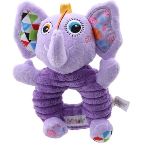 Soft Plush Appease Doll Baby Animal Rattles Toy Baby Cartoon Toys for Children Baby Toys 0-12 Month Rattles Kids Bell Toys Multi