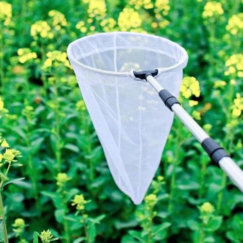 New Aluminum Alloy Telescopic Handle Insect Net Child Catch Butterfly Dragonfly Mesh