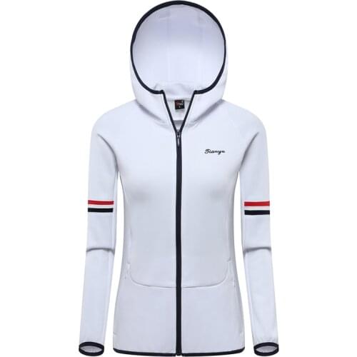 Golf Clothing Women Golf Jacket Golf Apparel Womens Shirt Long Sleeve Ball Jacket Hooded Zip Cardigan Sportswear High Quality