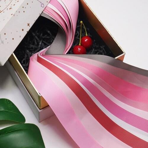 100% polyester solid color plain Grosgrain Ribbon 100Y/color