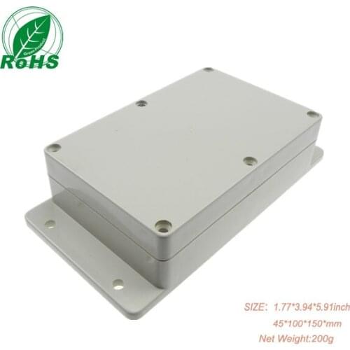 Plastic enclosures wall mounting instrument box/junction waterproof box 45*100*150mm 1.77*3.94*5.91inch