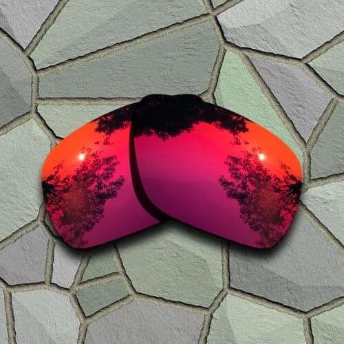 Violet Red Sunglasses Polarized Replacement Lenses for Oakley Dispatch 1