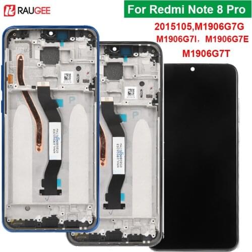 Touch Screen For xiaomi Redmi Note 8 Pro LCD Display Mult Touch New Digitizer Screen Replacement For Redmi Note 8 Pro Global