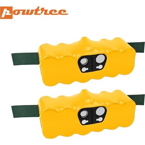 Powtree Replacement 14.4V 3.8Ah/6.4Ah Battery for iRobot Roomba 500 600 700 800 Series Vacuum Cleaner iRobots 785 530 560 650