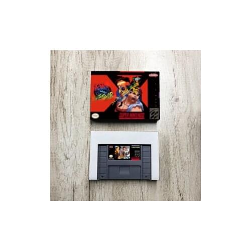 X-Mens Game VS. Street Game Fighter- USA Version Action Game Card With Retail Box