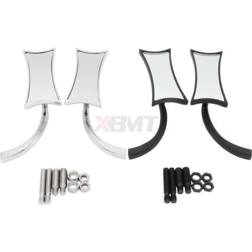 8MM 10MM Motorcycle Rearview Mirrors For Harley Dyna Touring Road King Fatboy Softail Sportster XL883 XL1200