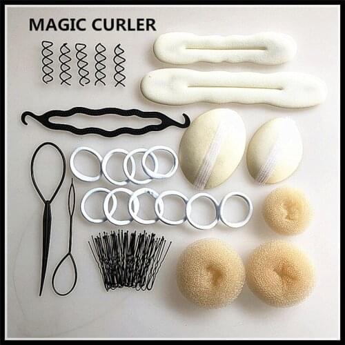 2020 Hot Sale Hair Accessories Set Hair Tool Braid White Brown Optional Hair Accessories Set