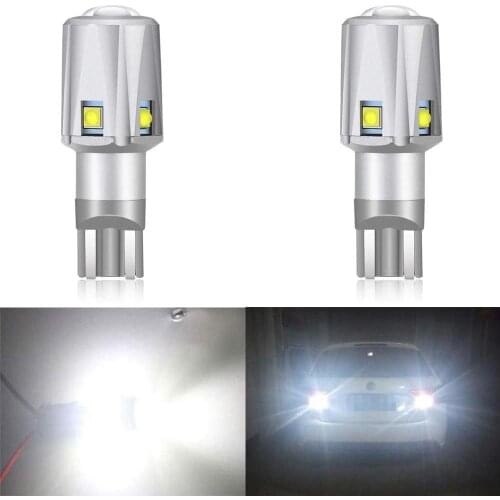 2x W16W T15 LED Bulbs 1800LM DC12V 6SMD Canbus Backup Light 921 912 Bulb OBC Error Free XBD Indicator Lamp High Power White Led