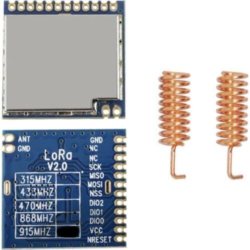 7pcs/lot KC certified Lora1276 100mW SX1276 Lora module 868MHz High Sensitivity 4km RF long distance transmitter and receiver