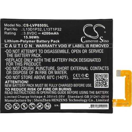Cameron Sino 4200mAh Battery for Lenovo Tab 2 A8-50,Tab 2 A8-50F,Tab 2 A8-50LC