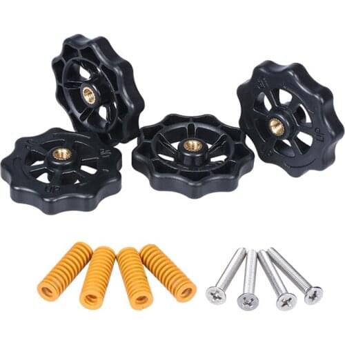 3D printer accessories hot bed leveling nut M4 nut spring leveling module 4PCS