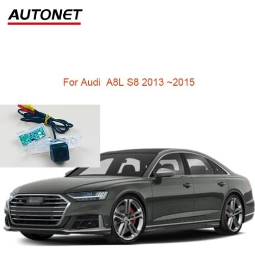 Autonet 1280*720P Rear view camera For Audi A8L S8 2013 ~2015CCD nightview license plate camera/reversing/car camera housing kit