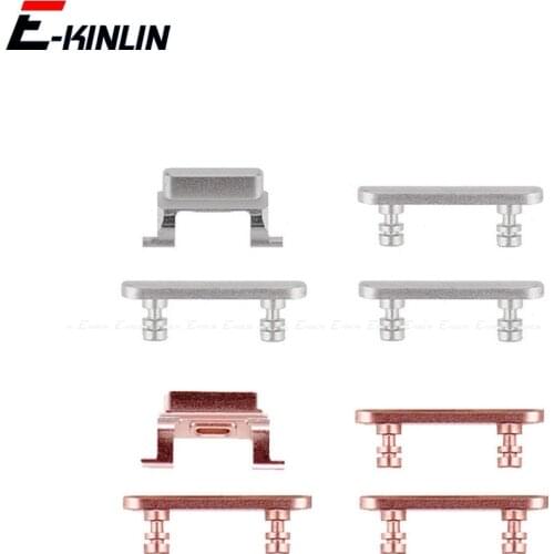 Side Button For iPhone 8 8 Plus SE 2020 Power On Off Lock And Volume Switch Button And Mute Silent Key Full Sets