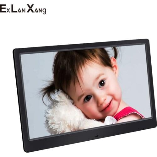Digital Photo Frame 15.6 Inch High-Definition Picture Multi-Function Player MP3 MP4 Alarm Clock Christmas Gift