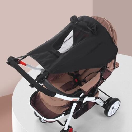 Baby Sunshade Shield Cover Awing Sun Protector with Breathable Window for Pushchair Pram Sun Hood Portable Stroller Accessories