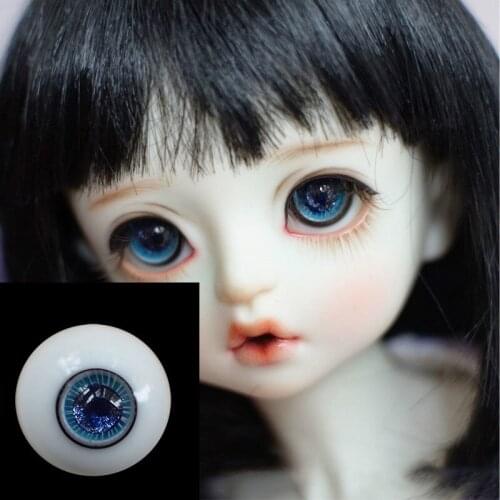 BJD doll eyes suitable for 1-3 1-4 1-6 size small blue ring doll accessories