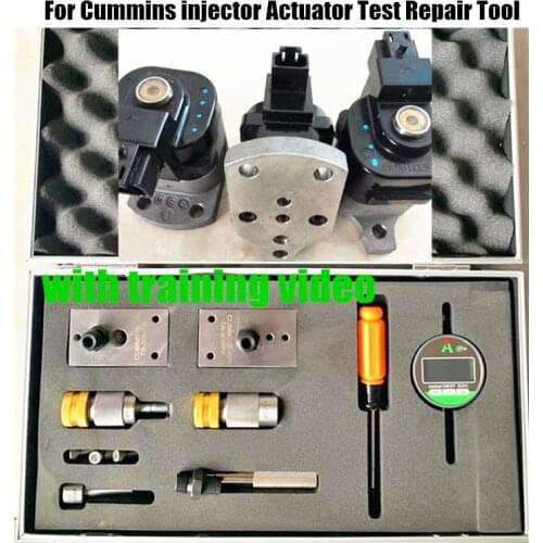 For Cummins HPI Diesel Injector 4089980 4089981 Actuator Test Repair Tool QSX15 ISX15 Q60 Solenoid Valve Travel Sealing Tester